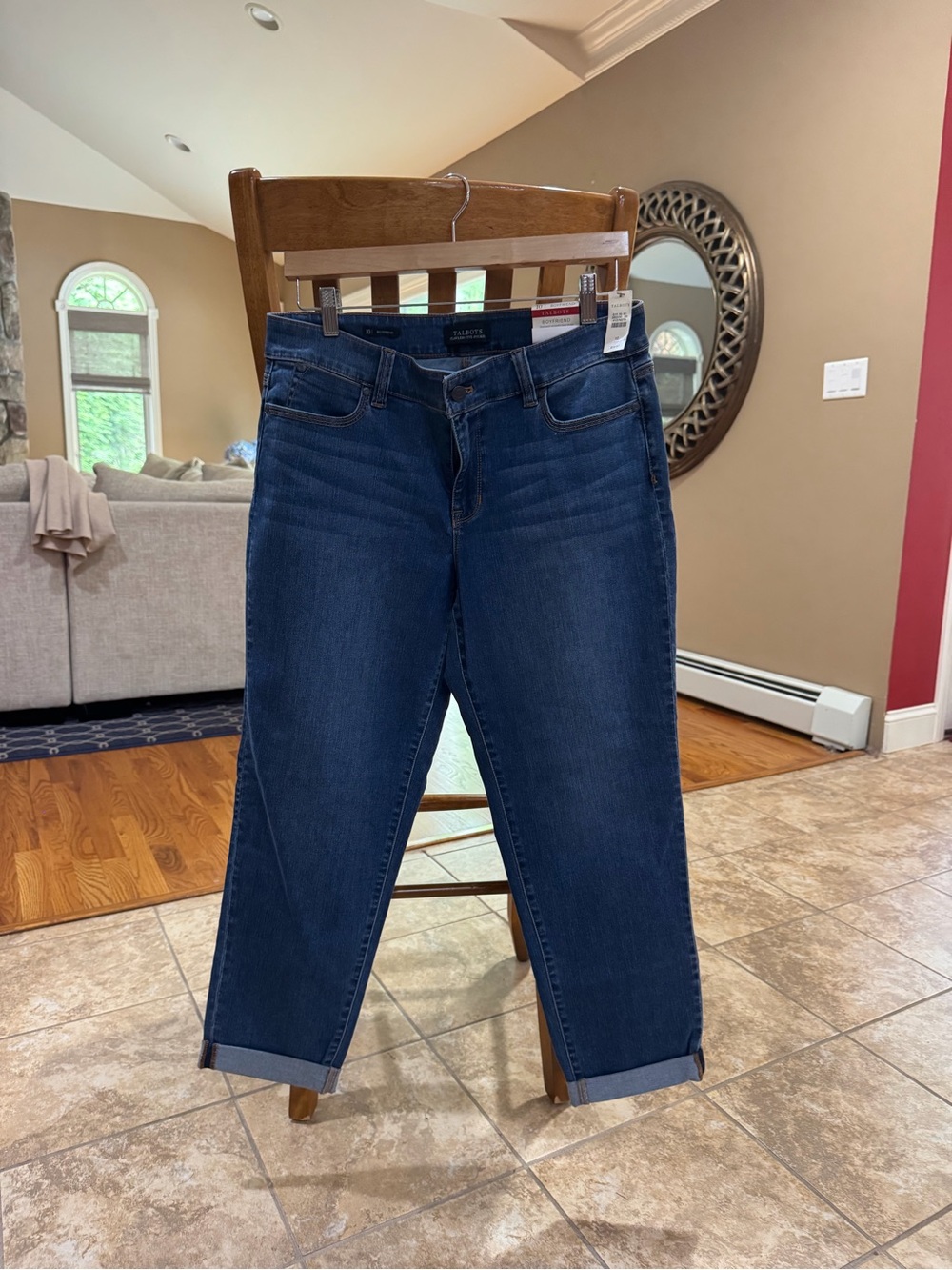 Talbots Dark Blue Boyfriend Jeans